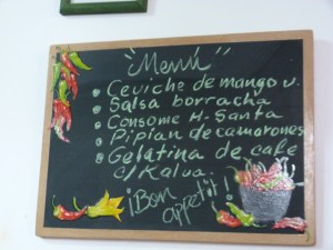 Comida menu