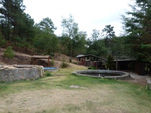 Trout tanks at Truchas Cuachirindoo Ixtlan