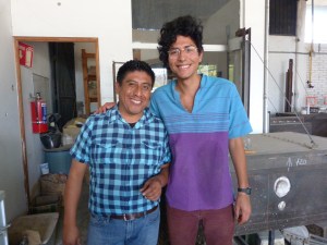 Padro and Salvador at Xa Quixe