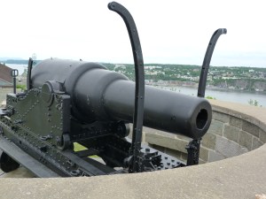 The canon at the Citadel, aimed at Upper Canada